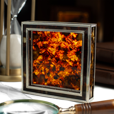 "Liora" Amber Table Coaster by Amber Muse