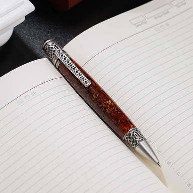 Amber pen "Aurex" by Amber Muse
