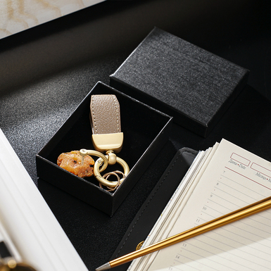 "Amber Chord" Amber Keychain