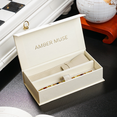 Bursztynowy długopis „Shine” firmy Amber Muse