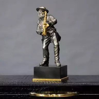 Sculpture «Saxophonist» from Vizuri